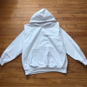 Unapologetic Society Hoodie White Large